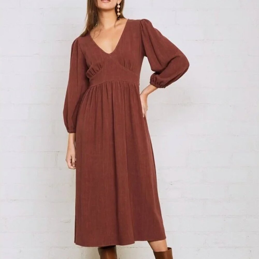 Rachel Pally Holland Dress in Brick in Size Small